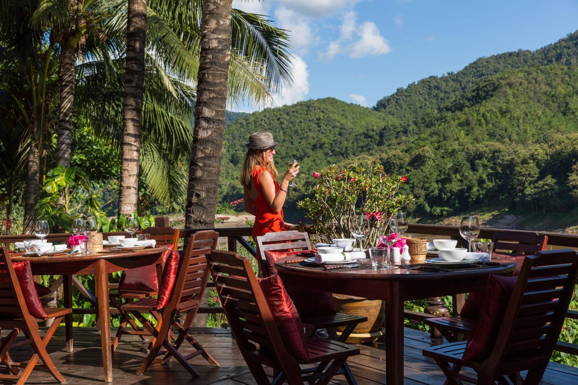 The Luang Say Lodge Muang Pakbèng Eksteriør billede